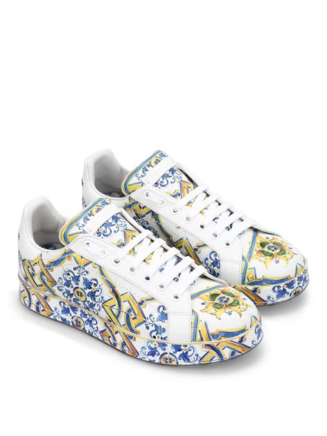 sneaker maioliche dolce gabbana|dolce gabbana majolica.